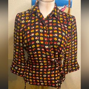 90s Central Falls floral blouse